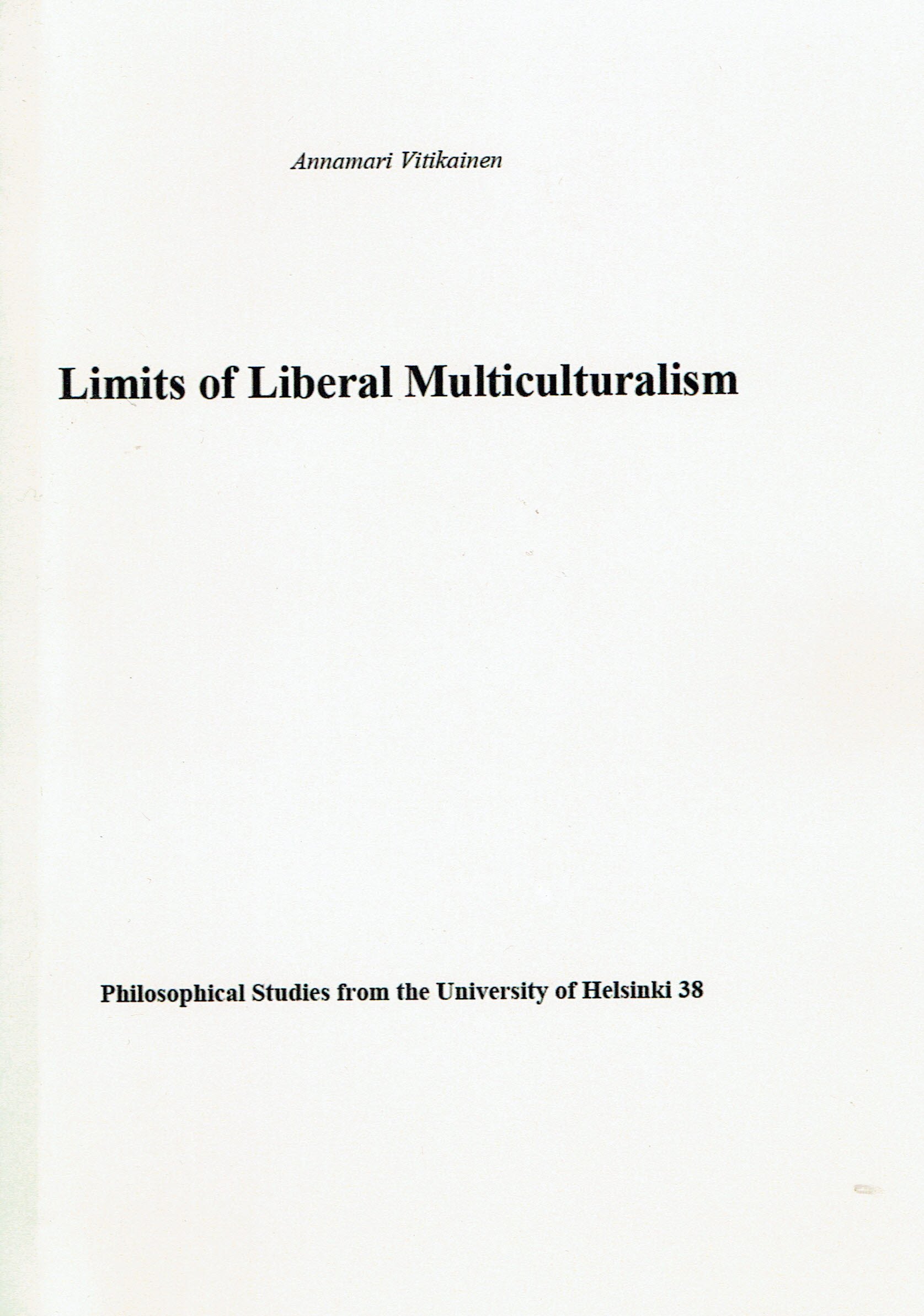 Limits Of Liberal Multiculturalism