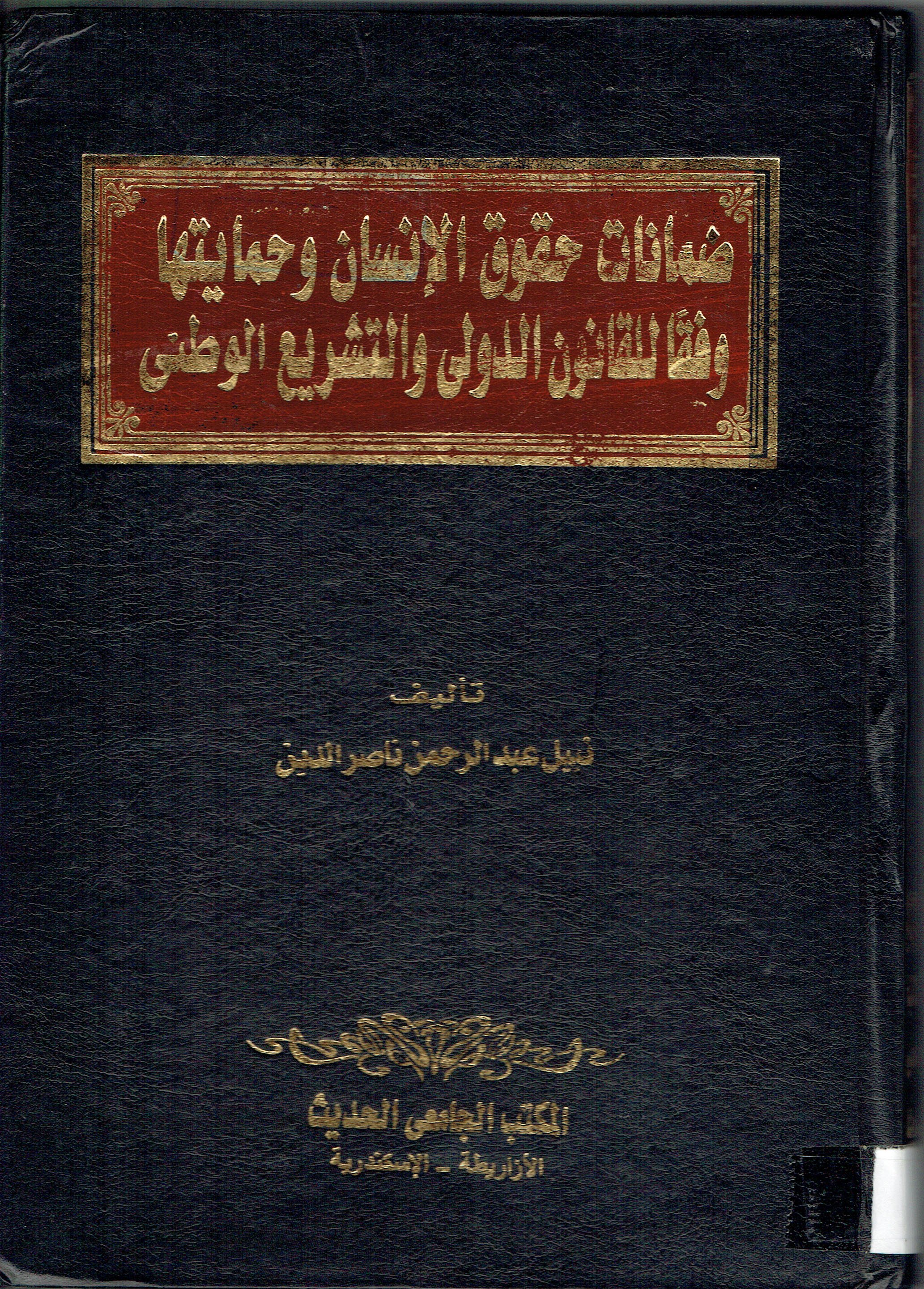 ضمانات حقوق الإنسان وحمايتها وفقاللقانون الدولى والتسريح الوطنى